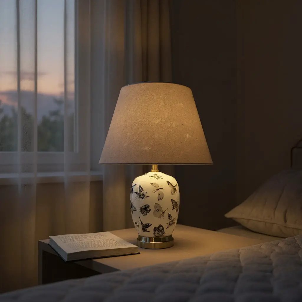 MSL 41CM LAMP AND SHADE - Lamp