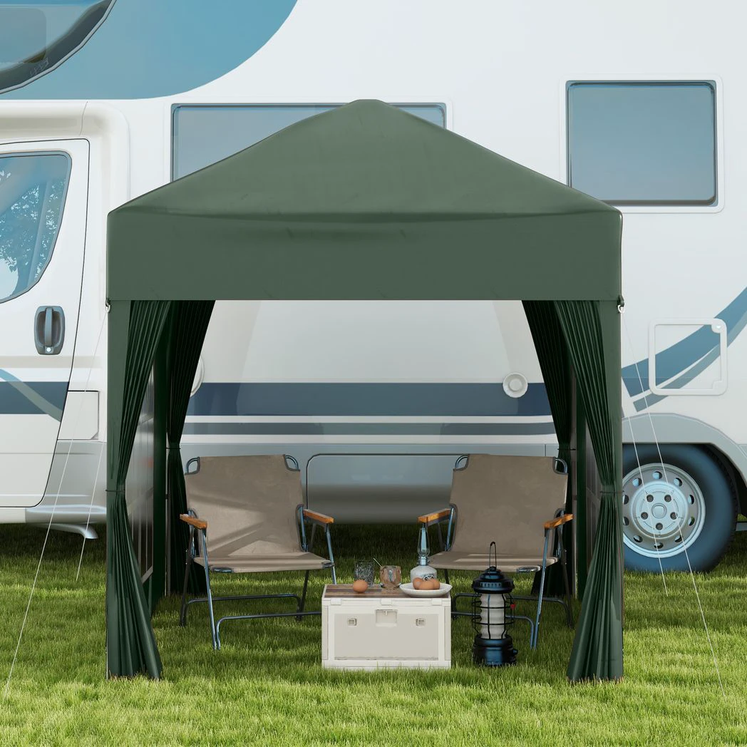 2x2m Garden Pop Up Gazebo Marquee Party Tent Wedding Awning Canopy by Outsunny