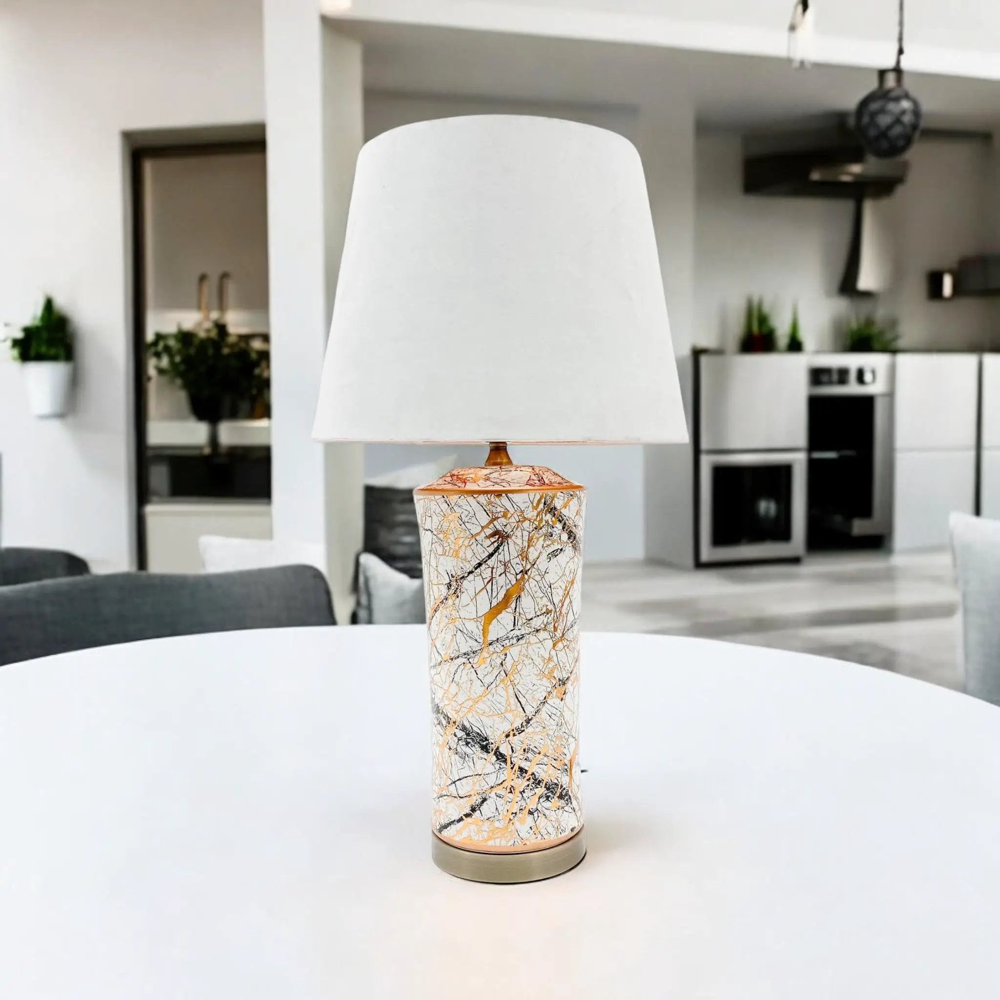 MSL 51CM CERAMIC TABLE LAMP - Lamp