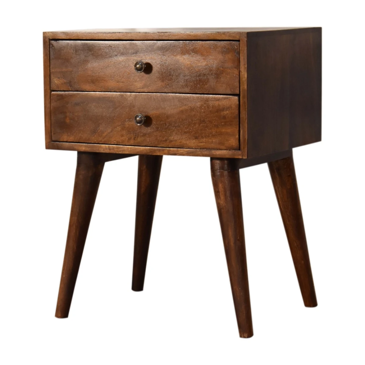 Artisan Furniture Artisan Compact Bedside Table 2-Drawer Chestnut - Bedside Table