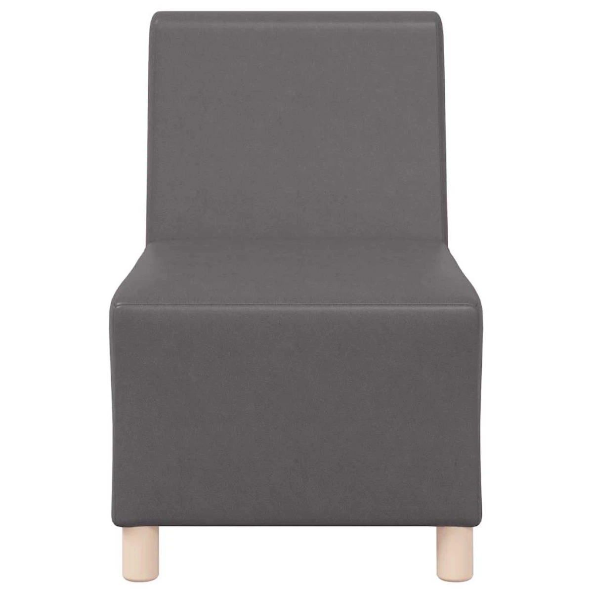 vidaXL VidaXL Modular Sofa Unit 55x74x82 Armless Faux Leather Home - Sofa