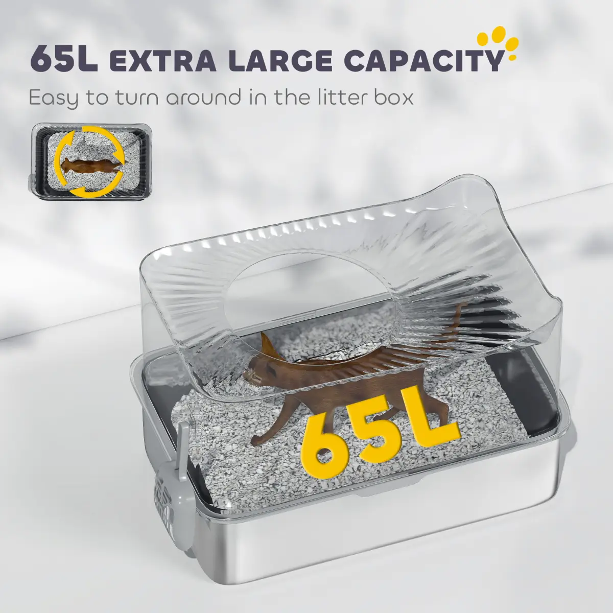 N/A Cat Litter Box - Cat Litter