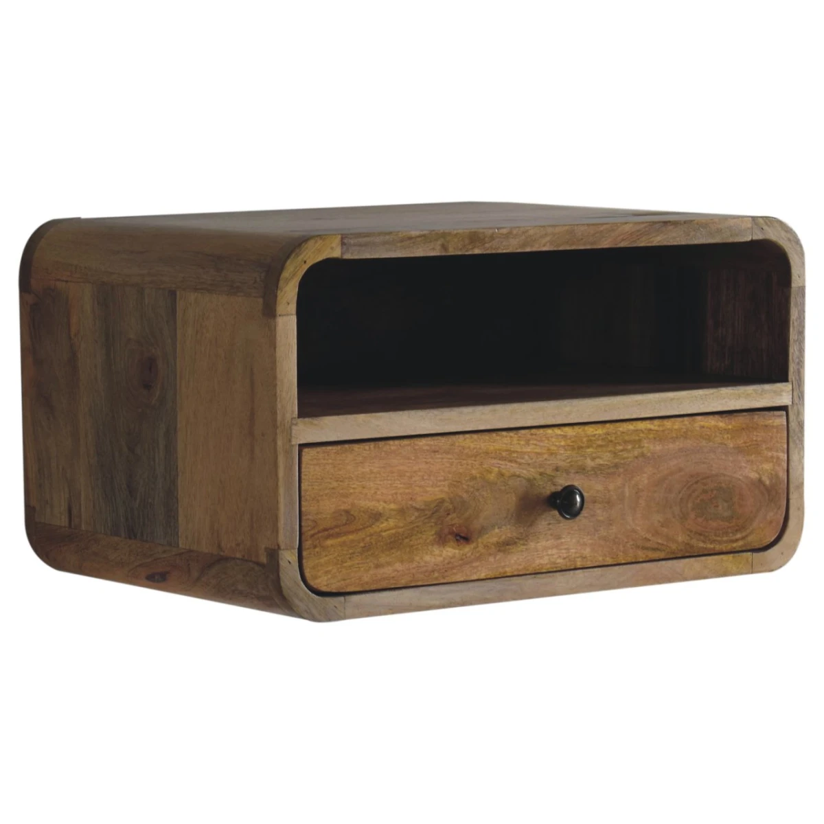 Artisan Furniture Artisan Bedside Cabinet Large Drawer Mango Wood - Bedside Table