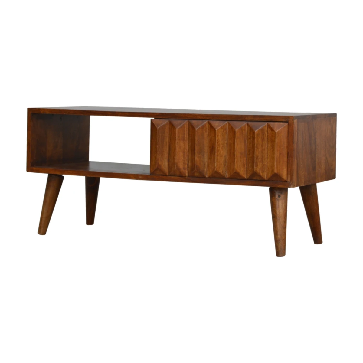 Artisan Media Unit 120cm Prism Door Living Room Console by Artisan Furniture