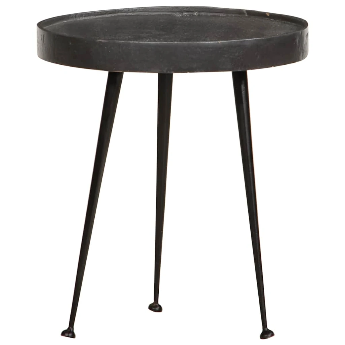 VidaXL Coffee Table Set Of 3 Black Engineered Wood Nestable Design For Living Room by vidaXL