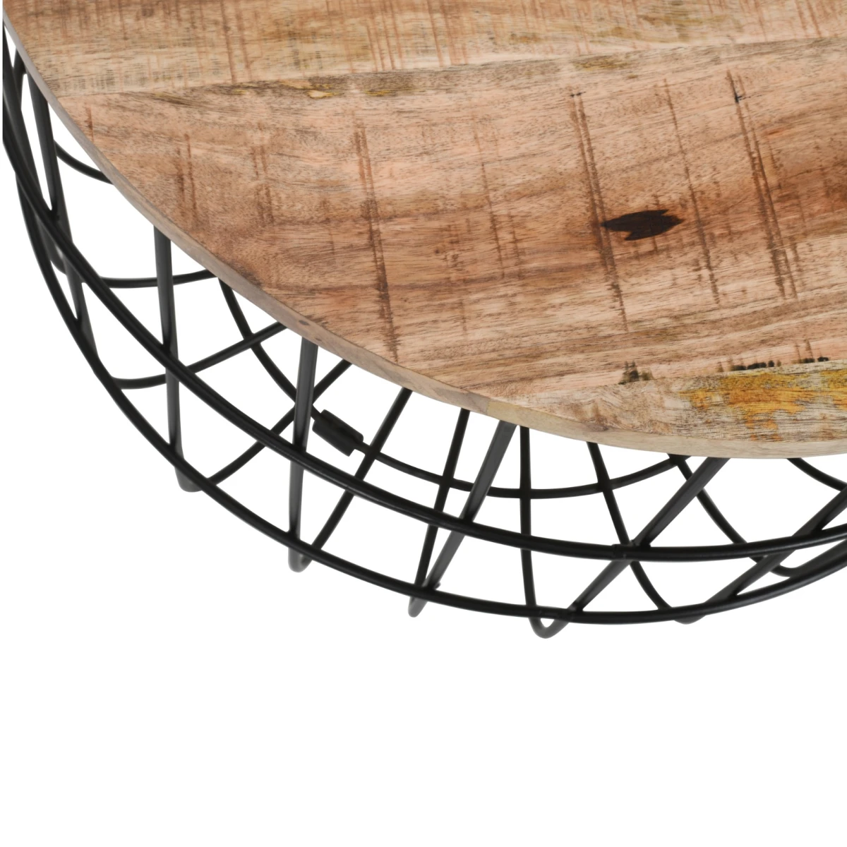 Surrey Round Coffee Table With Storage Home Decor by Indian Hub