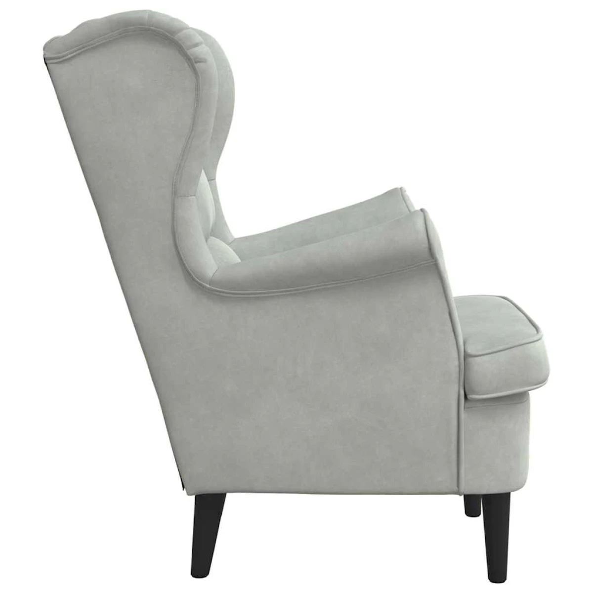 vidaXL VidaXL Armchair 71 x 92 x 91 cm Velvet Upholstery Plush Padding For Living Room Decor - Armchair