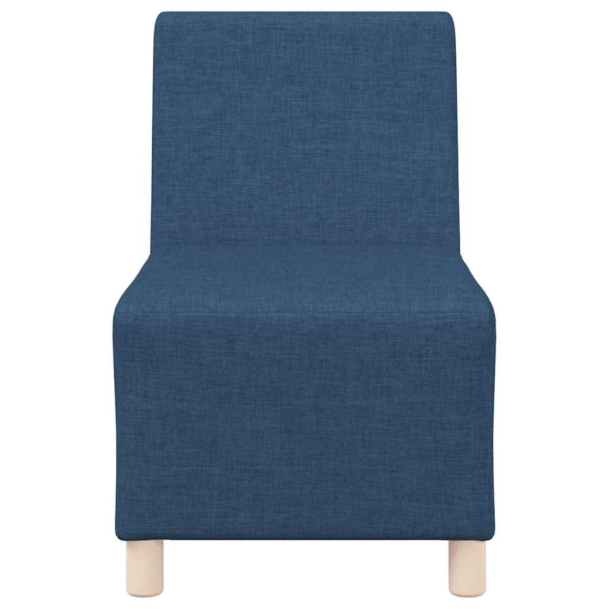 VidaXL Modular Sofa 55x74x82 cm Armless Blue for Home Use by vidaXL