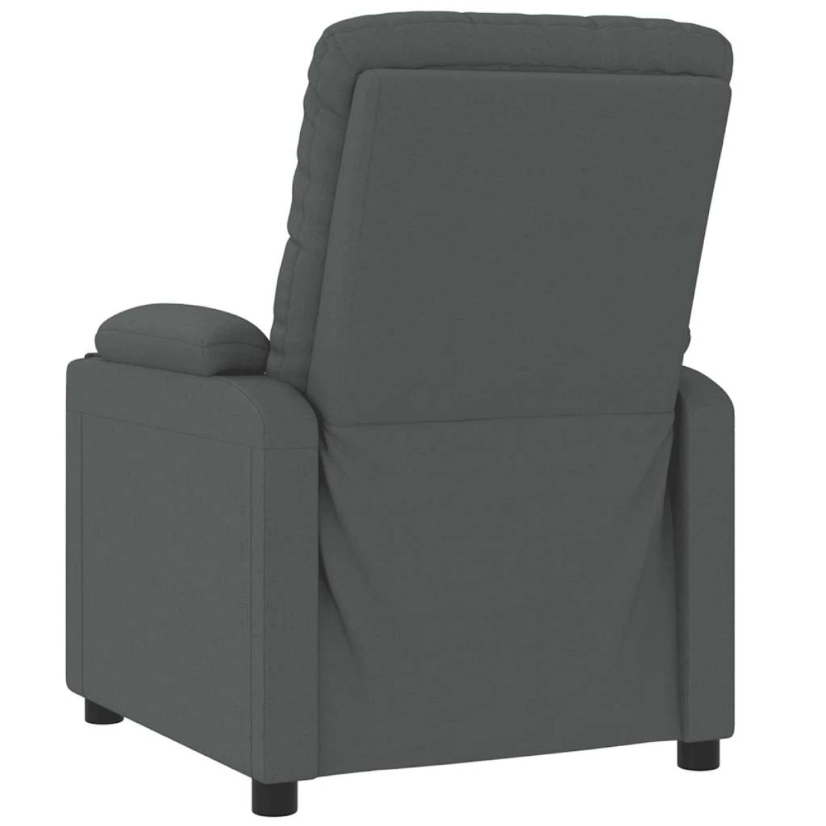 VidaXL Recliner Chair Dark Grey Plush Comfort Living Room by vidaXL