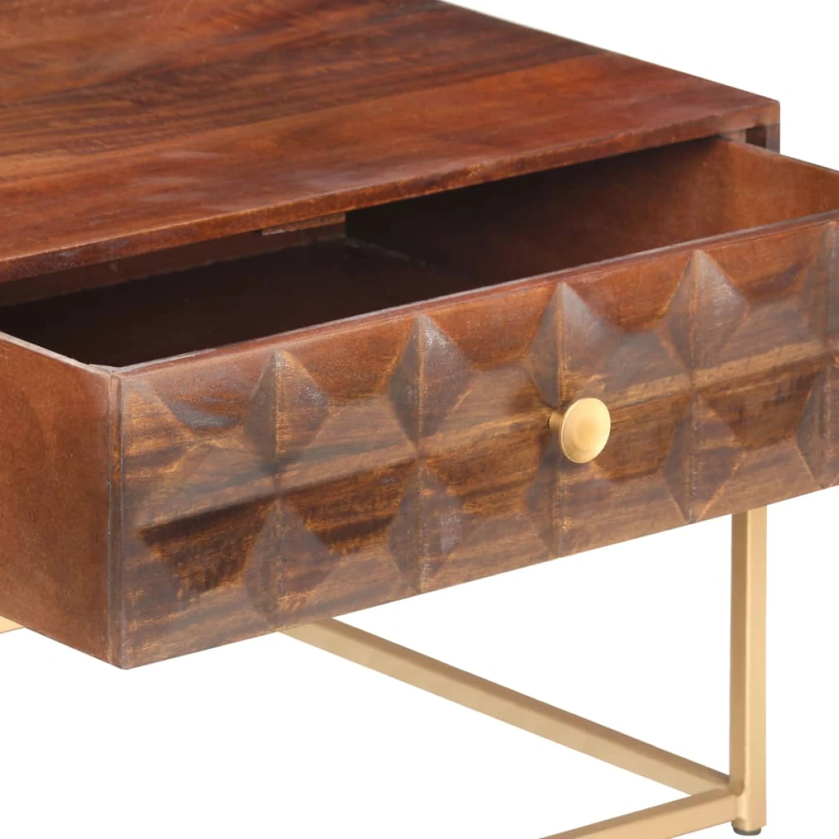 VidaXL Coffee Table 112x50x40 Solid Mango Wood by vidaXL