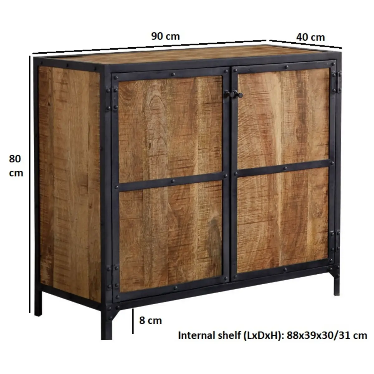 Indian Hub Ascot Small Sideboard - Sideboard