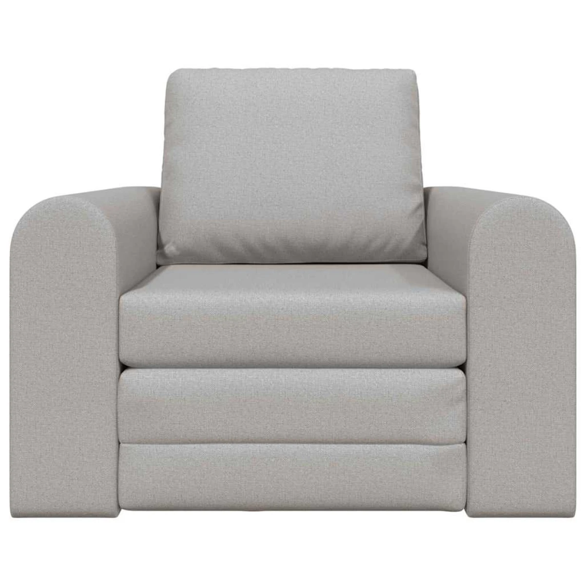 VidaXL Sofa Bed 98 x 71 x 83 cm Grey Fabric Reading Chair by vidaXL