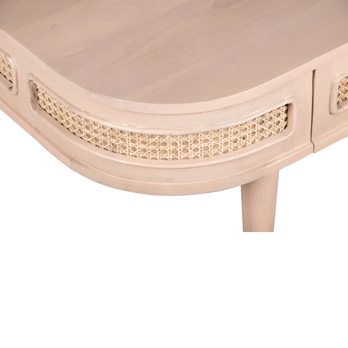 Valencia Coffee Table 57x42 Mango Wood Drawer by Indian Hub