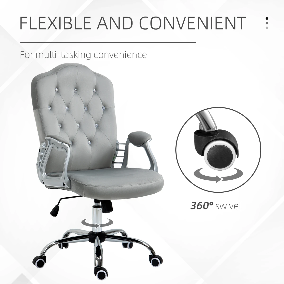 N/A Premium Massage Office Chair Adjustable Six Point Massage Eight Modes Heating For Home Office - Office Chair