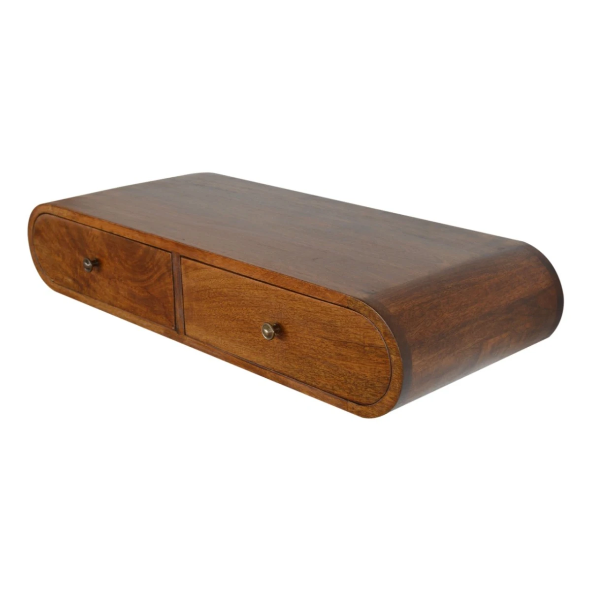 Artisan Furniture Artisan Console Two Drawer Wall Shelf Entryway - Bedside Table