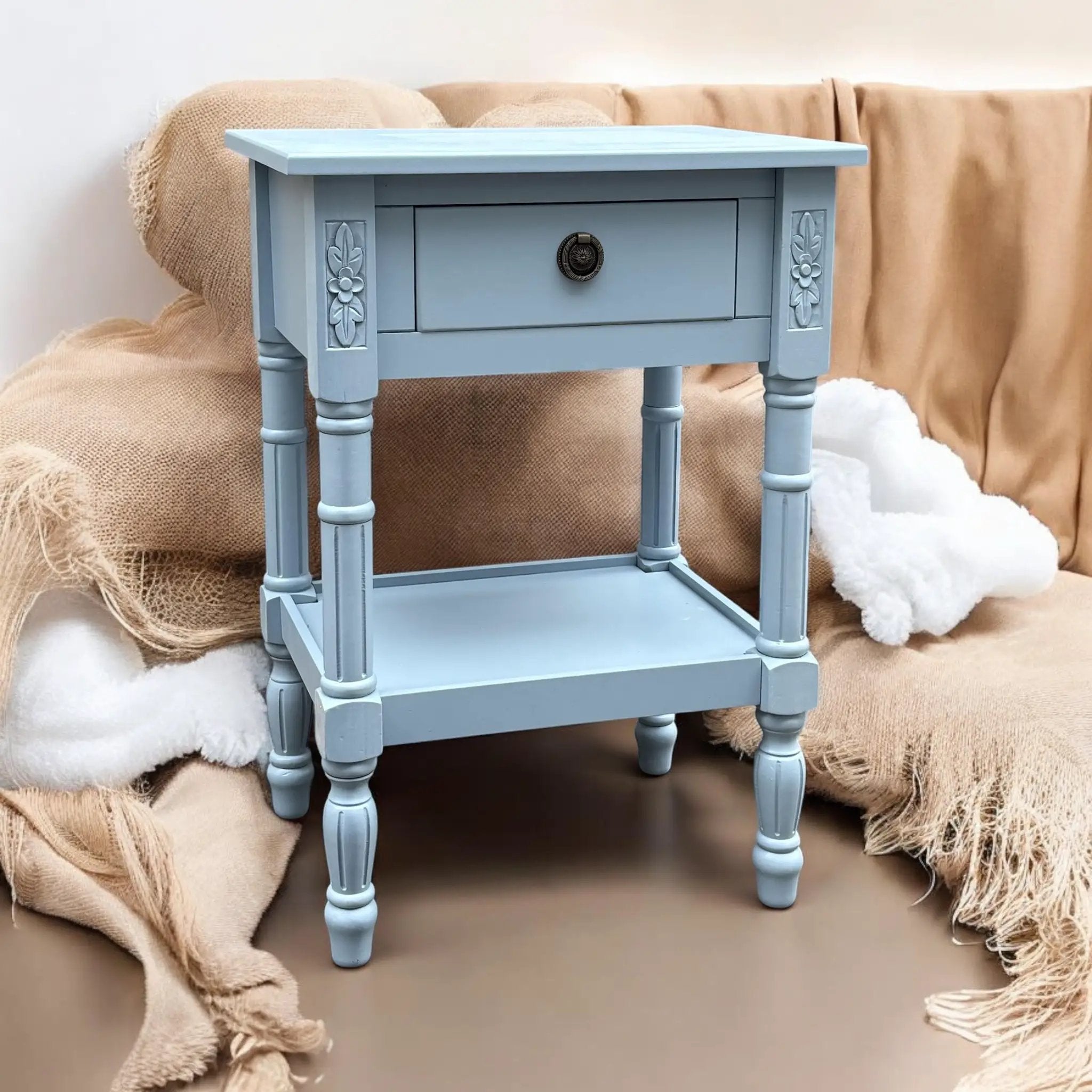 MSL 65CM 1 DRAWER SIDE TABLE - Bedside Table