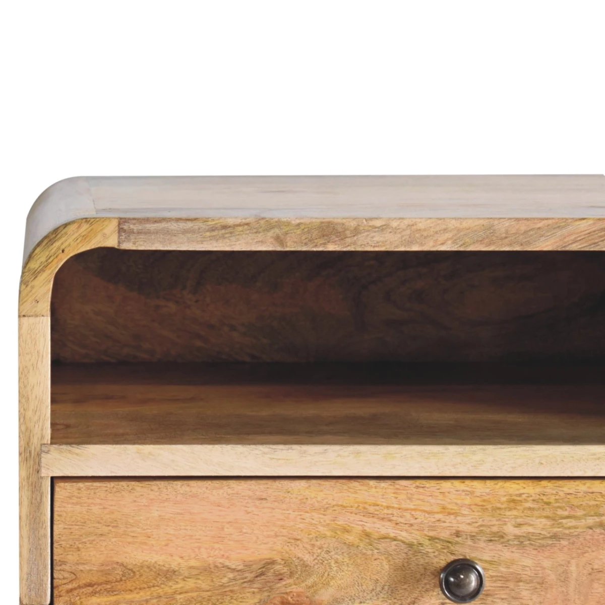 Artisan Furniture Artisan Bedside Cabinet Large Drawer Mango Wood - Bedside Table