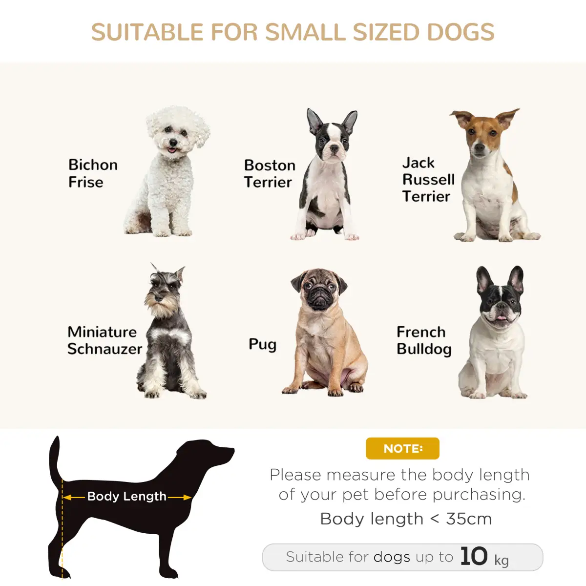 PawHut Dog Sofa Bed Kitten Couch Lounge for Small-Sized Dogs, Soft Padded - Grey - Dog Beds