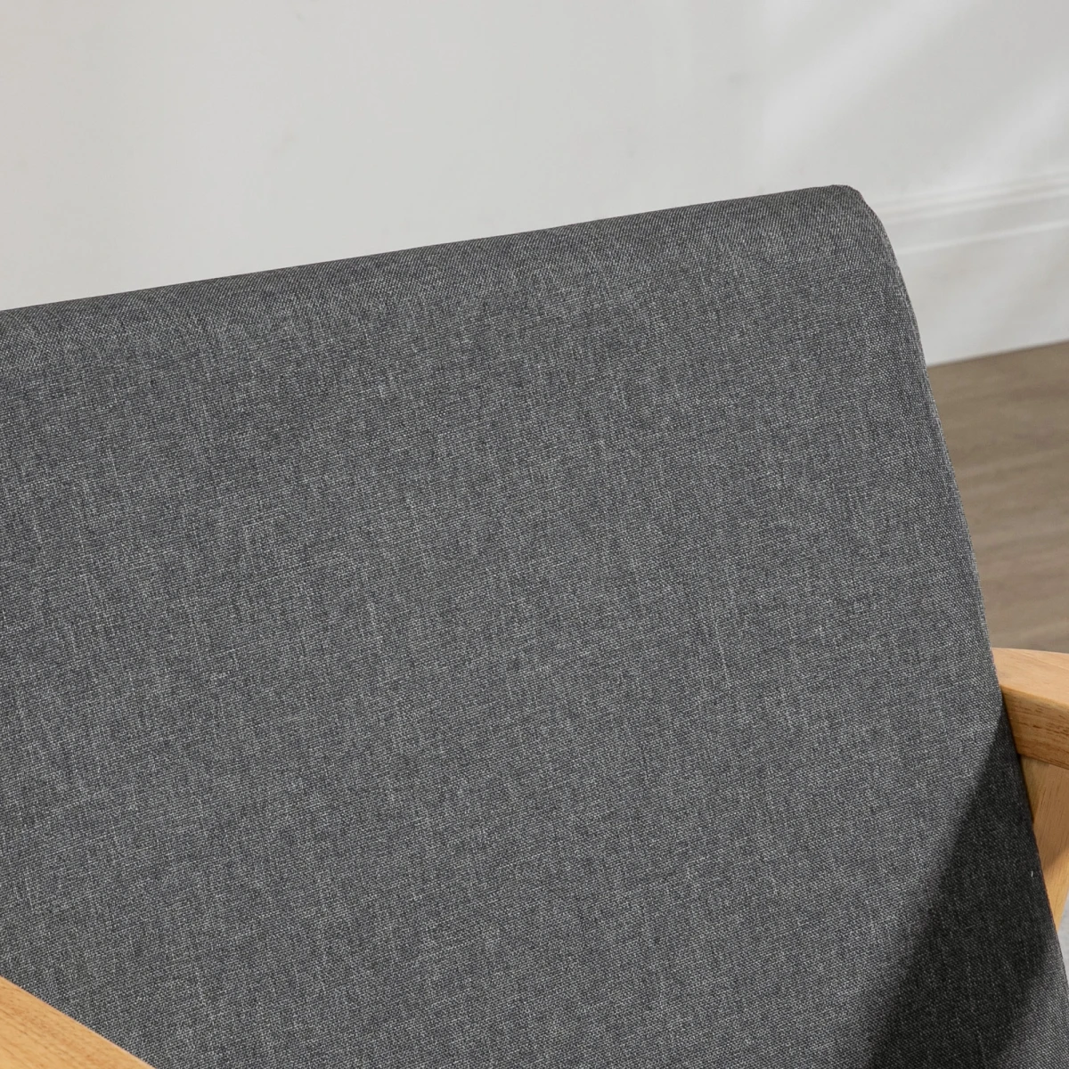 HOMCOM Quality Upholstered Armchair Wide Cushioned For Living Room - Accent Chair