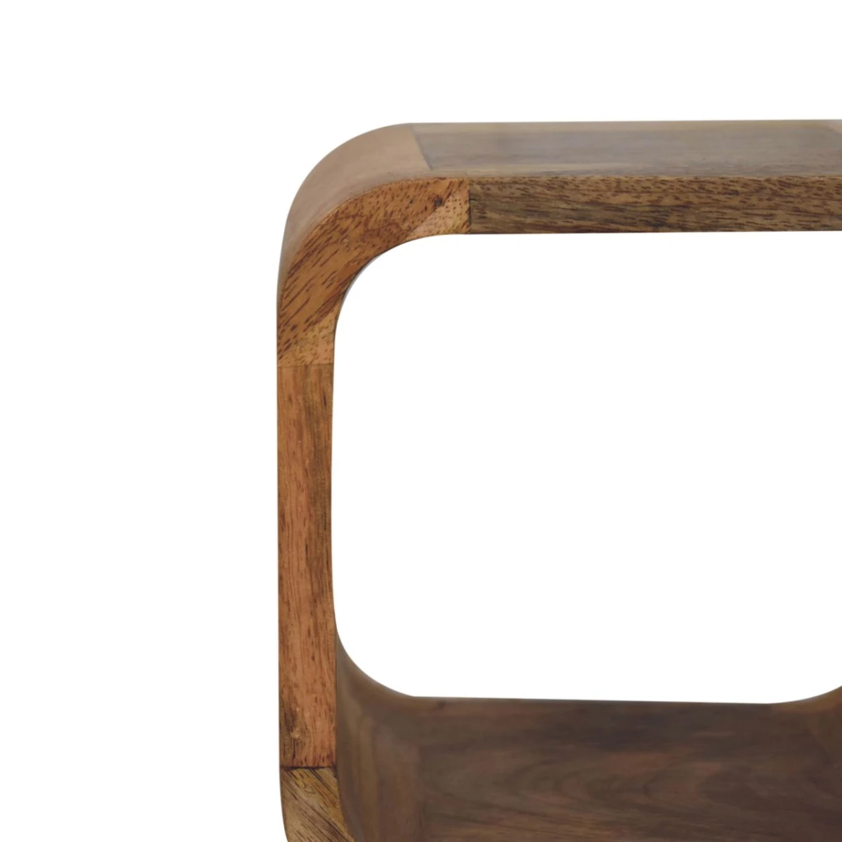 Artisan Furniture Artisan Bedside Table Mini Open Curve Mango Wood - Bedside Table
