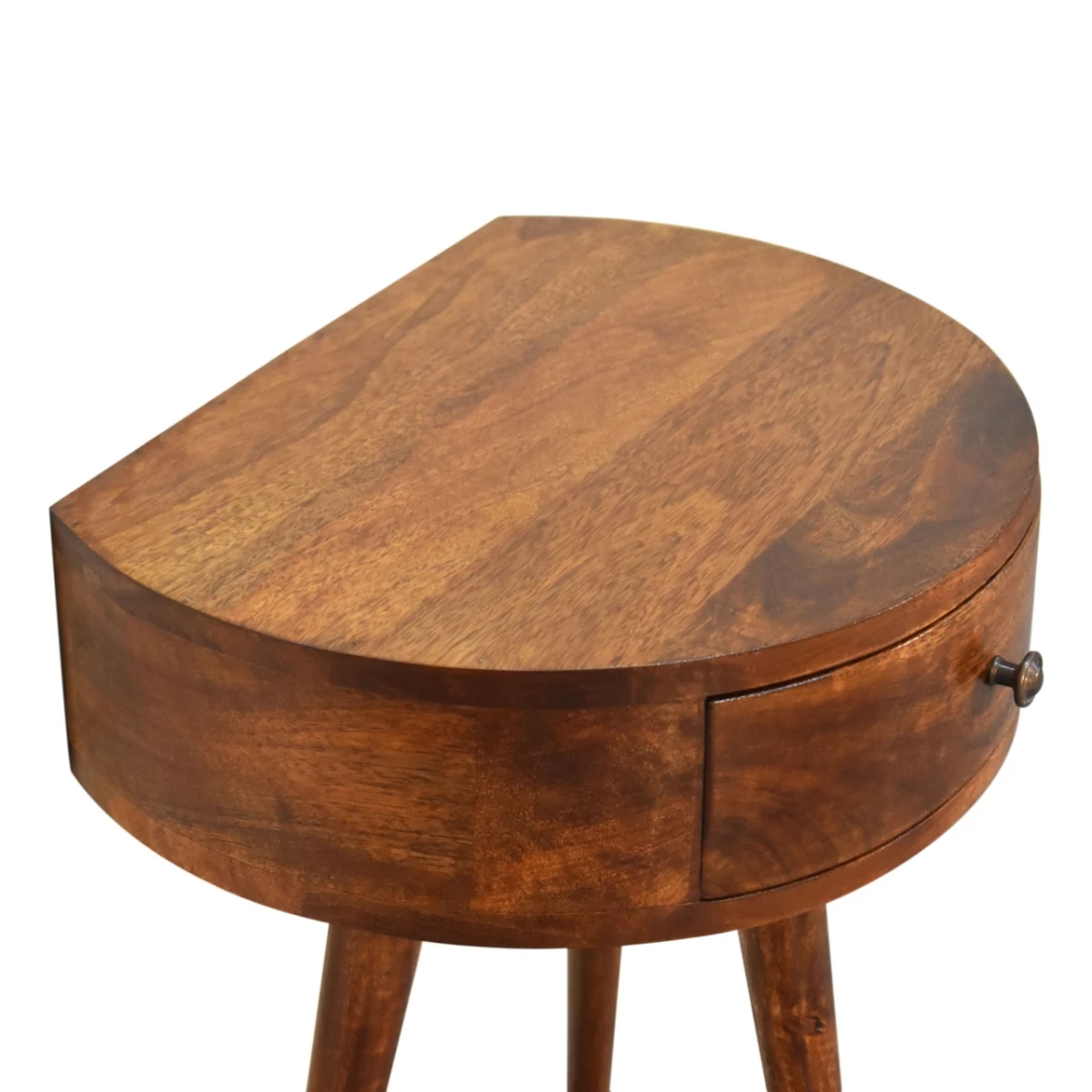 Artisan Bedside Chestnut SemiCircle Mango Bedroom by Artisan Furniture