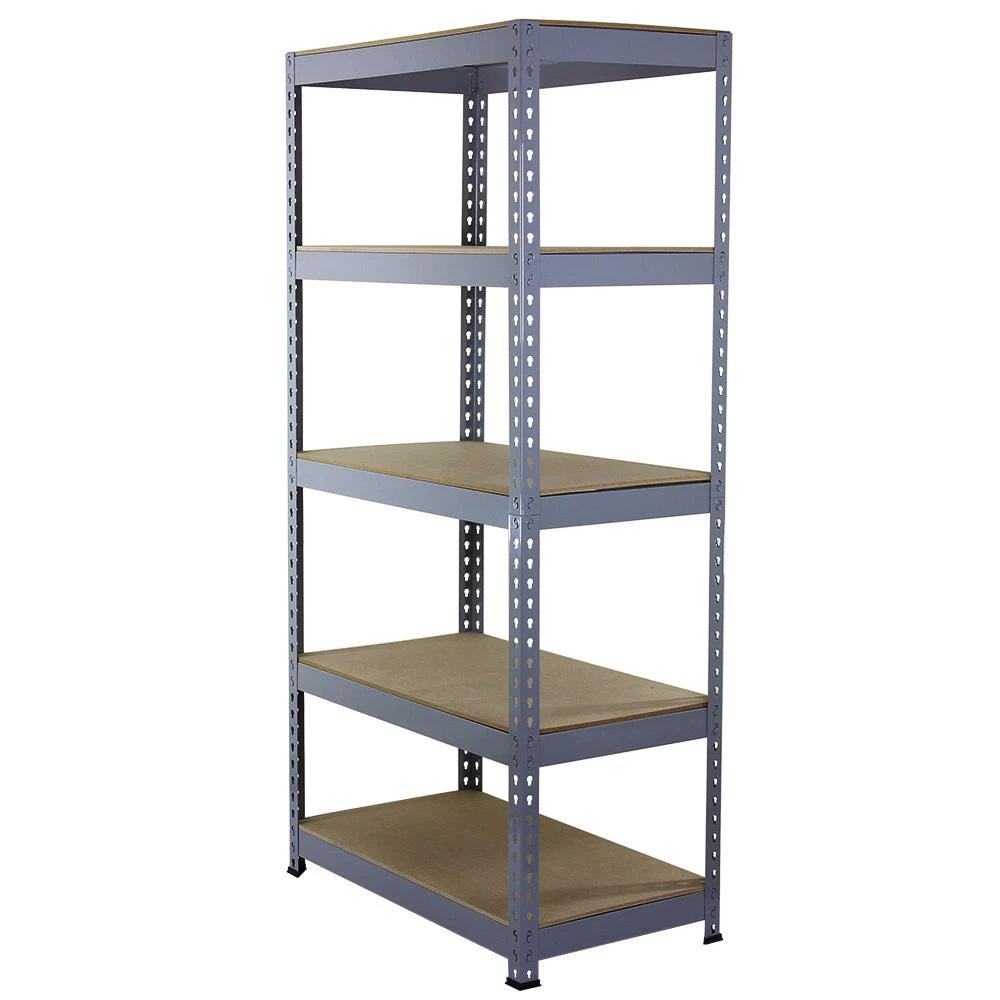 Q-Rax Grey Shelving Units - 90cm x 180cm x 50cm by Monster Shop