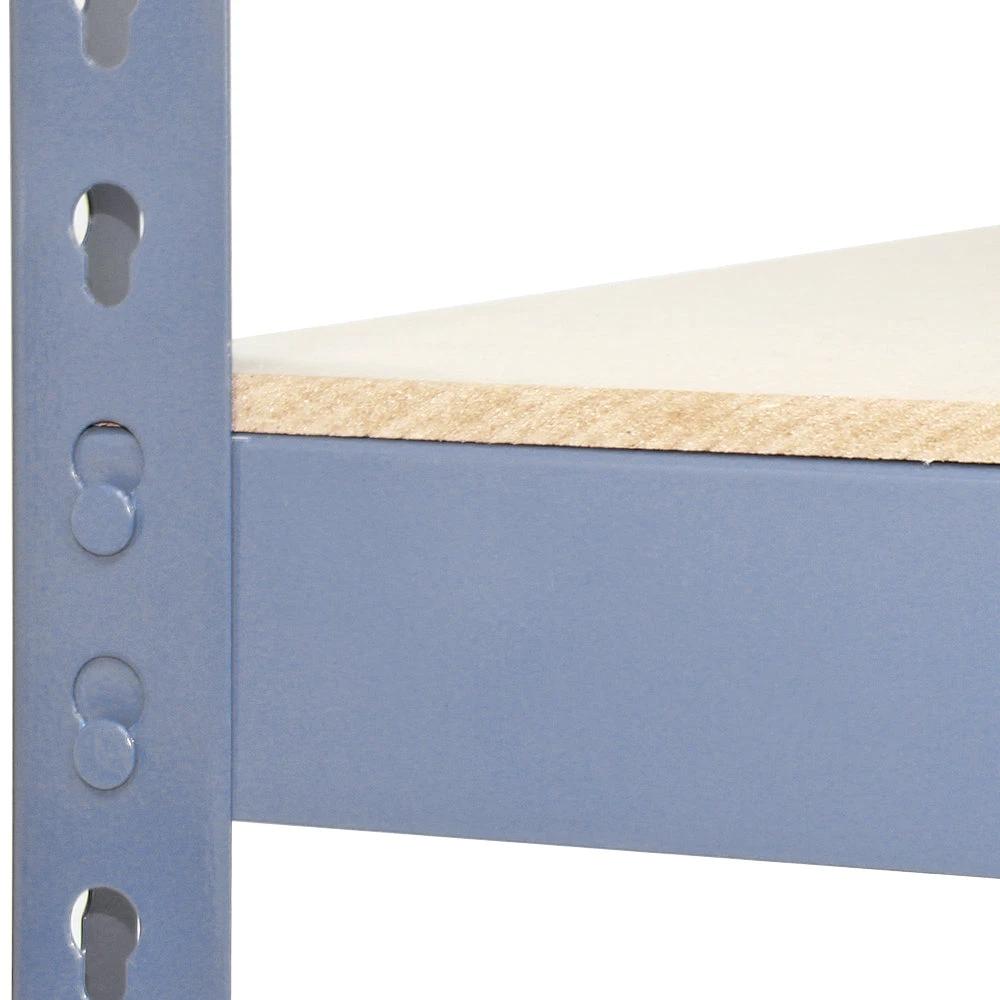 Monster Shop 3 x Q-Rax Grey Metal Racking Units 90 x 50 x 180cm -