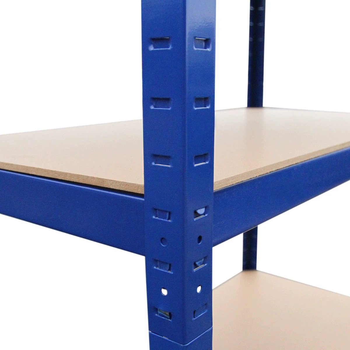Monster Shop Monster Racking T-Rax Metal Storage Shelves, Blue, 90cm W, 45cm D -