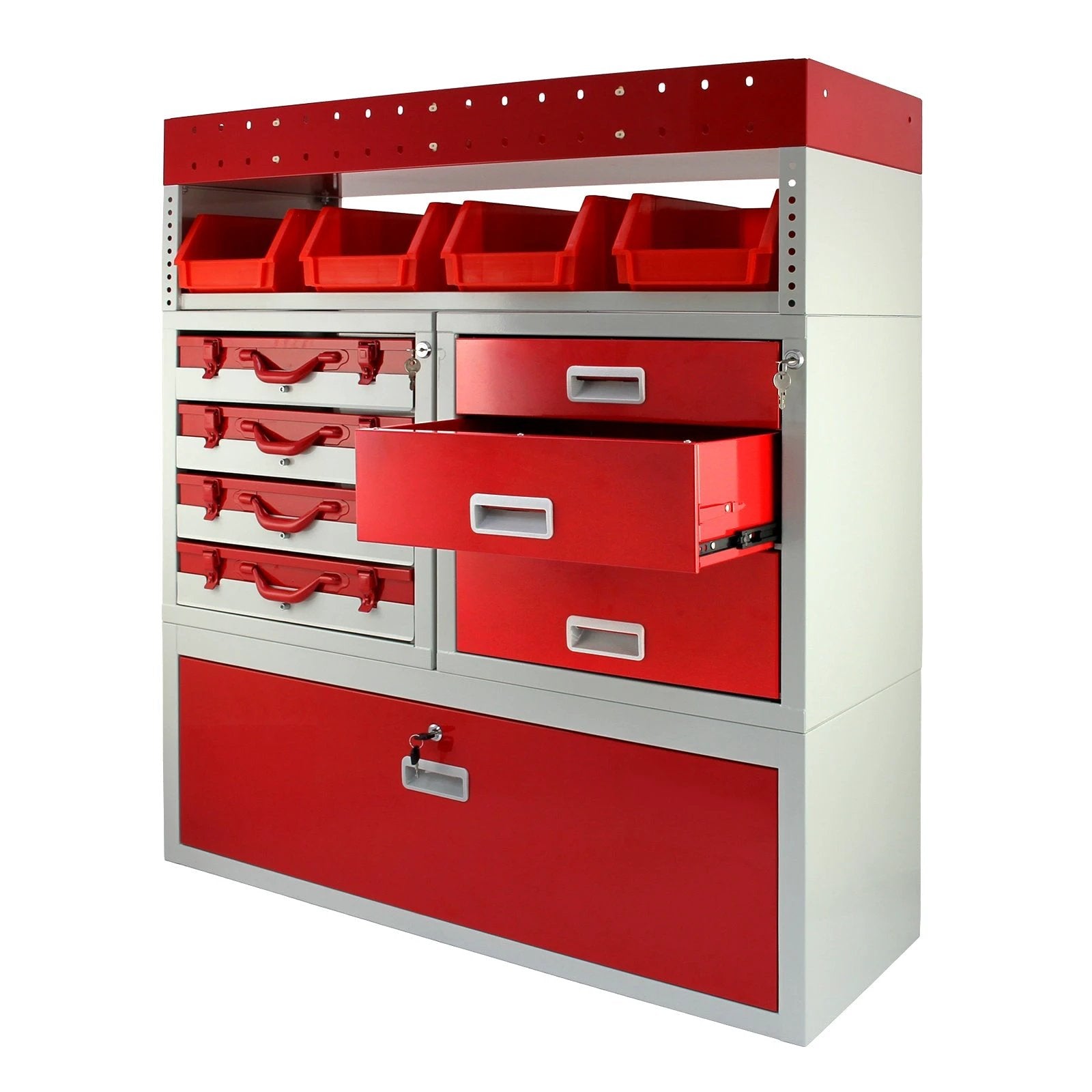 Firecracker Metal Van Racking by Monster Shop