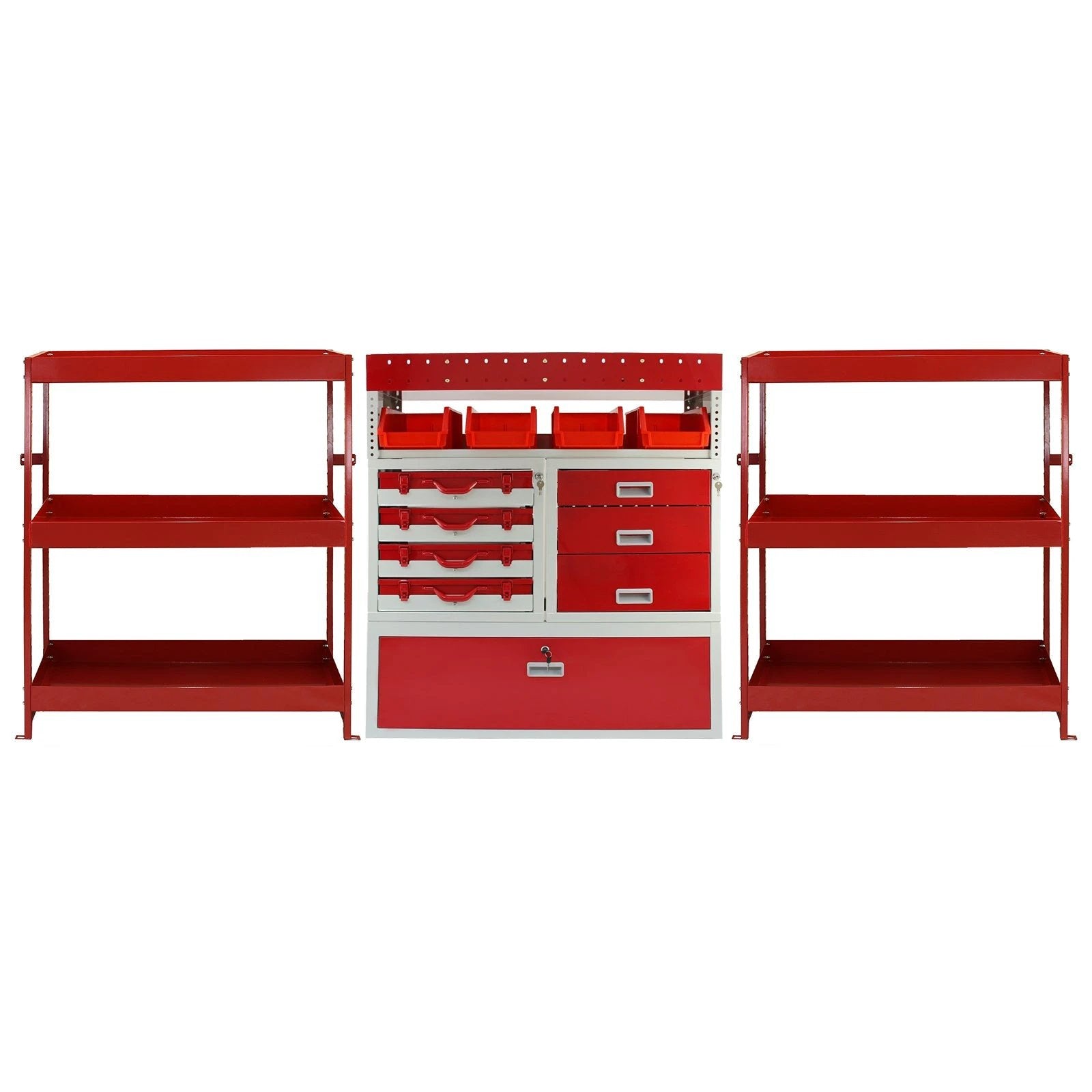 Monster Racking Flame Metal Van Shelving Bundle by Monster Shop