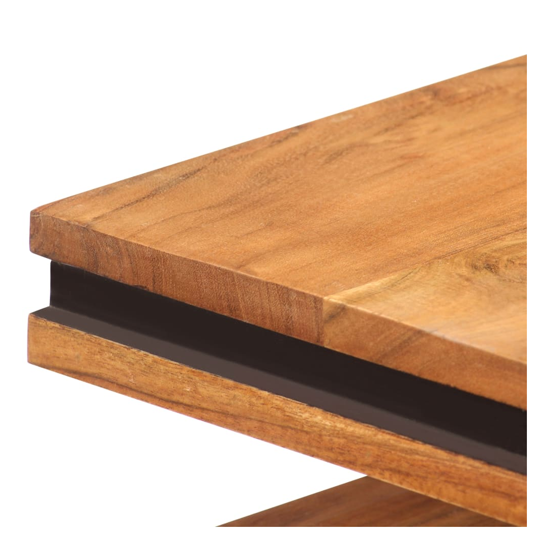VidaXL Coffee Table 100x45x33 cm Solid Acacia Wood Durable Living Room Furniture by vidaXL