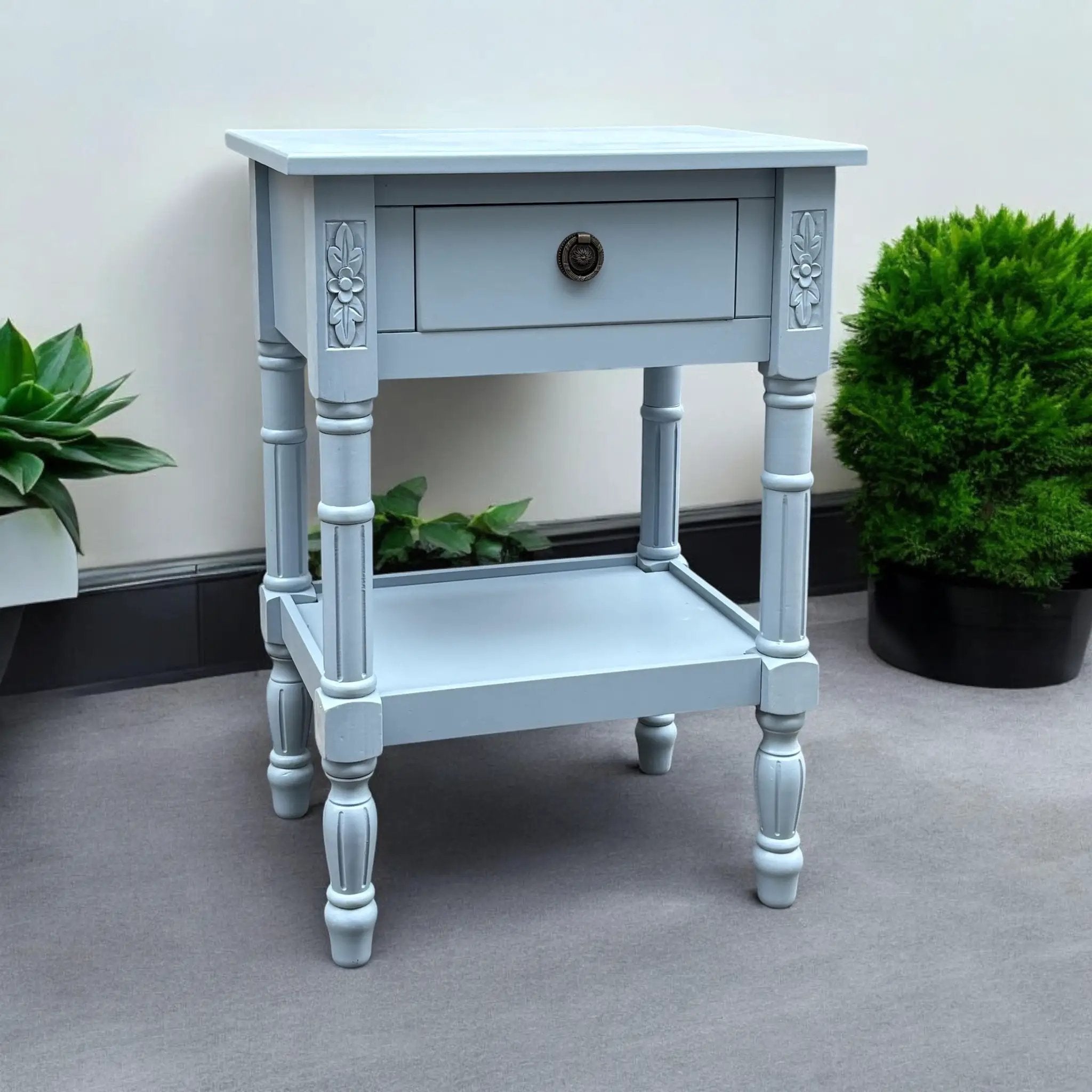 MSL 65CM 1 DRAWER SIDE TABLE - Bedside Table