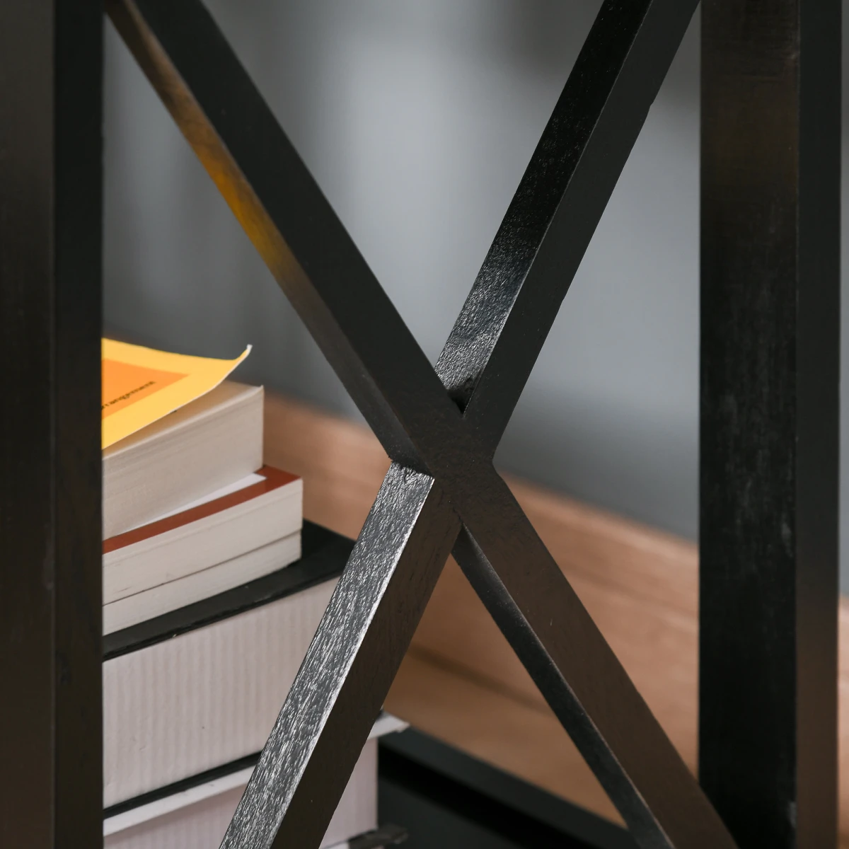 Premium Side Table 2 Tier Drawer For Living Room by HOMCOM