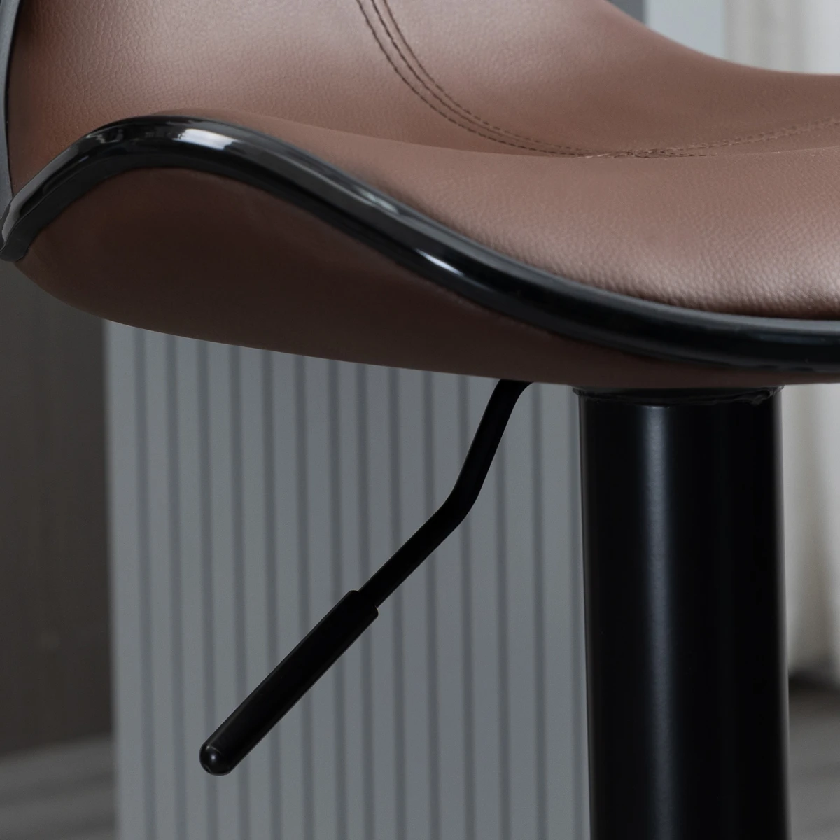 Premium Barstools 89.5-109.5cm Gas Lift Pair by HOMCOM