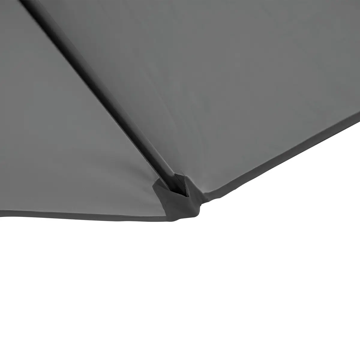 Outsunny 2.5M Garden Cantilever Parasol W/ 360 Rotation and Cross Base, Dark Grey - Parasol