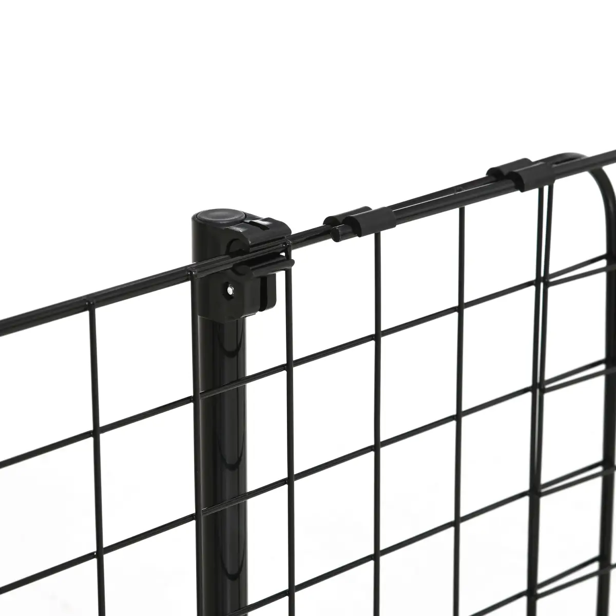 PawHut PawHut Heavy Duty Pet Dog Car Barrier Adjustable Ventilated Mesh Wire Guard - Pet Gate