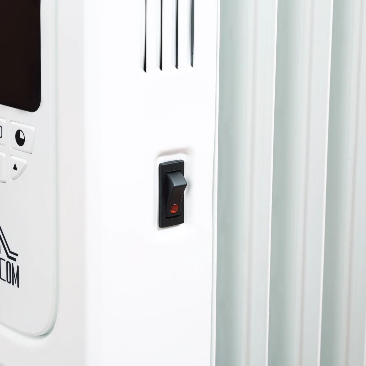 Homecom Oil Radiator 7-Fin LED Display Home Use by HOMCOM