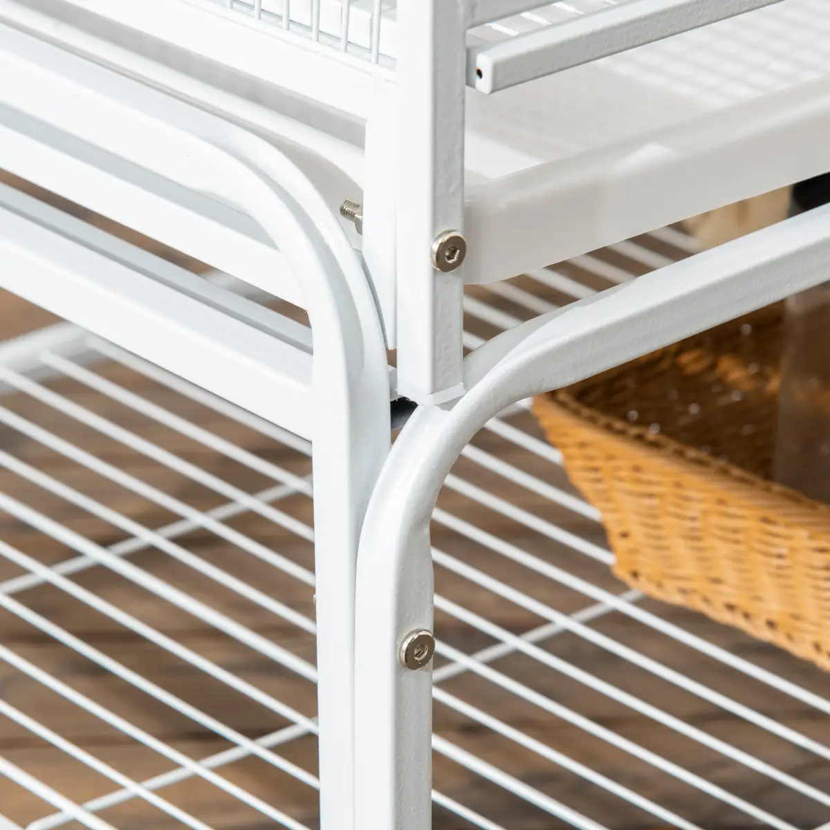 PawHut 3 Tier Bird Cage W/ Stand Toy, for Canary Finch Cockatiel Parakeet Budgie - Bird Cage