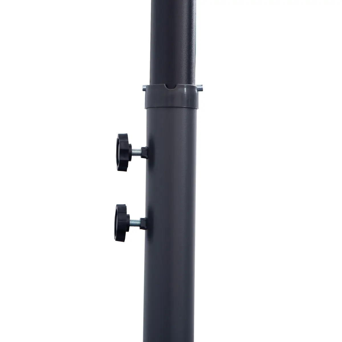 Unbranded 3(m) Cantilever Shanghai Parasol Crank Handle, Cross Base, Turquoise Outsunny - Parasol