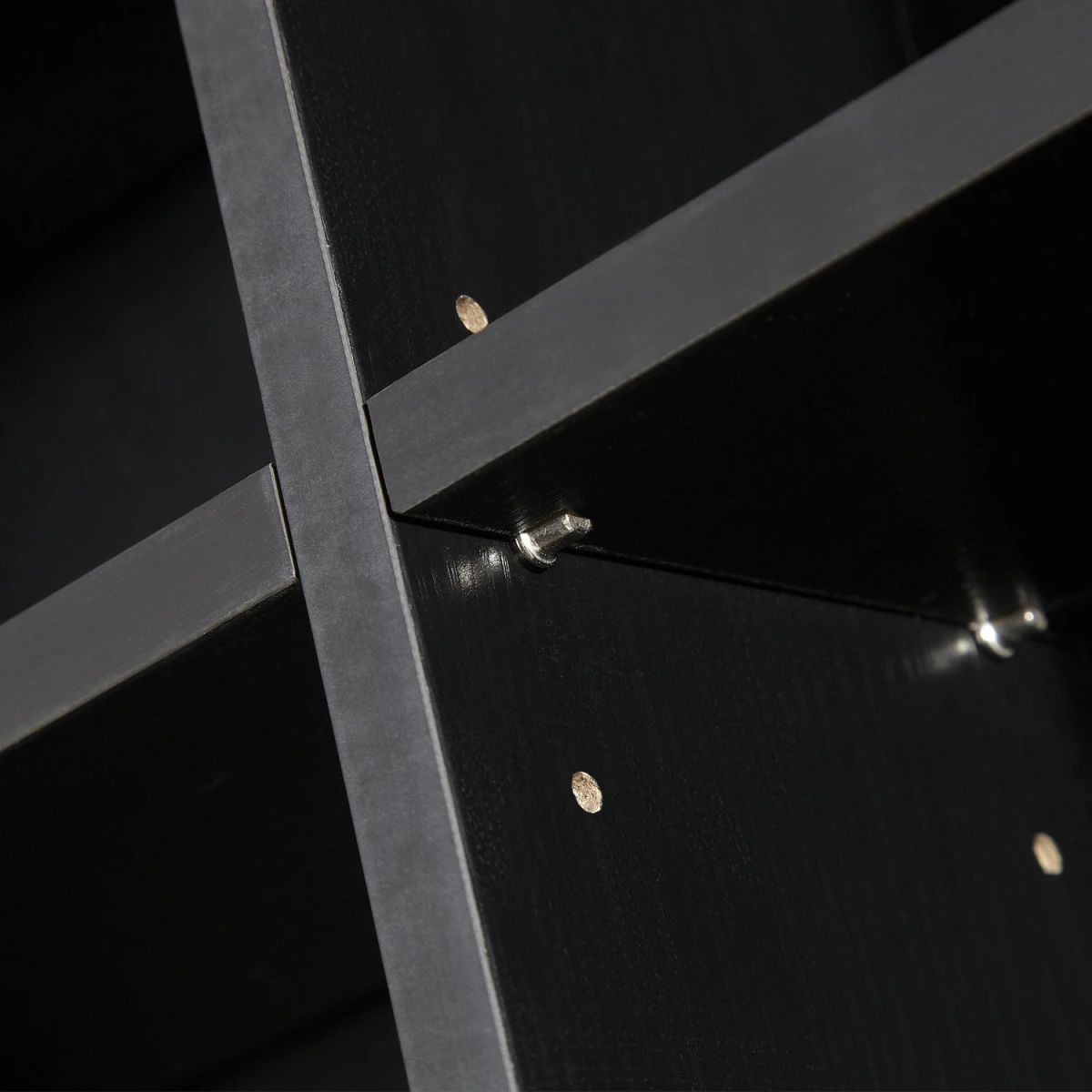 Unbranded HOMCOM CD DVD Media Storage Shelves Display Shelf Racks Wooden Frame Black - Wine Rack