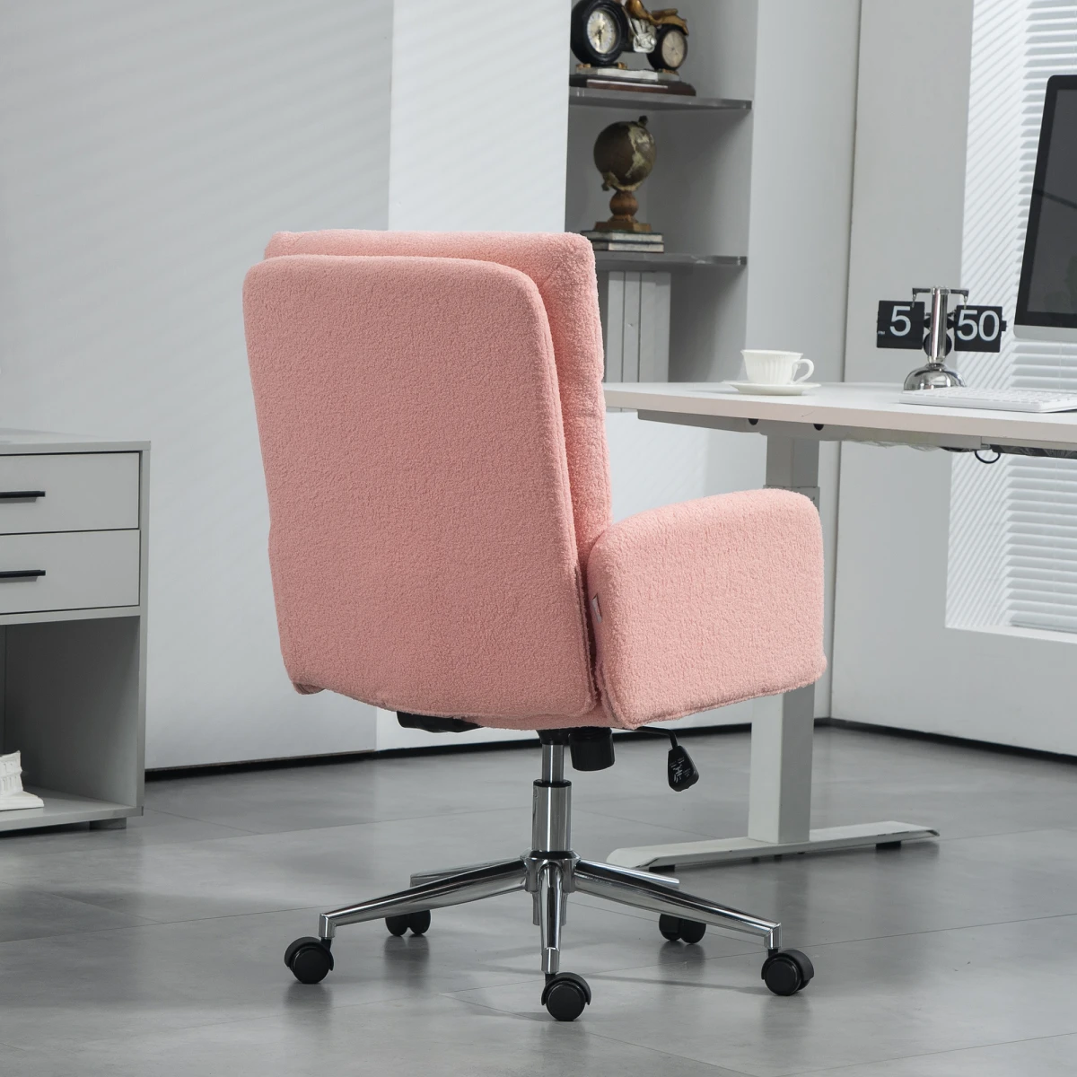 HOMCOM Desk Chair 14cm Seat 12cm HeightAdjust Office by HOMCOM