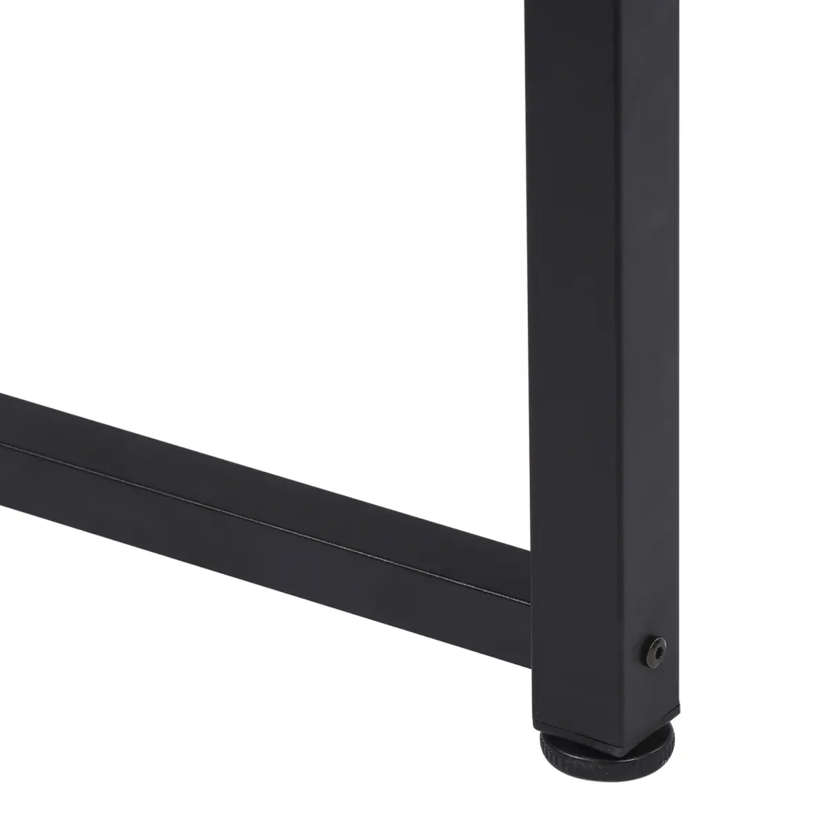 HOMCOM Computer Desk W/ Black Metal Frame MDF, 120W x 60D x 76Hcm-Oak Grain Tone - Desk