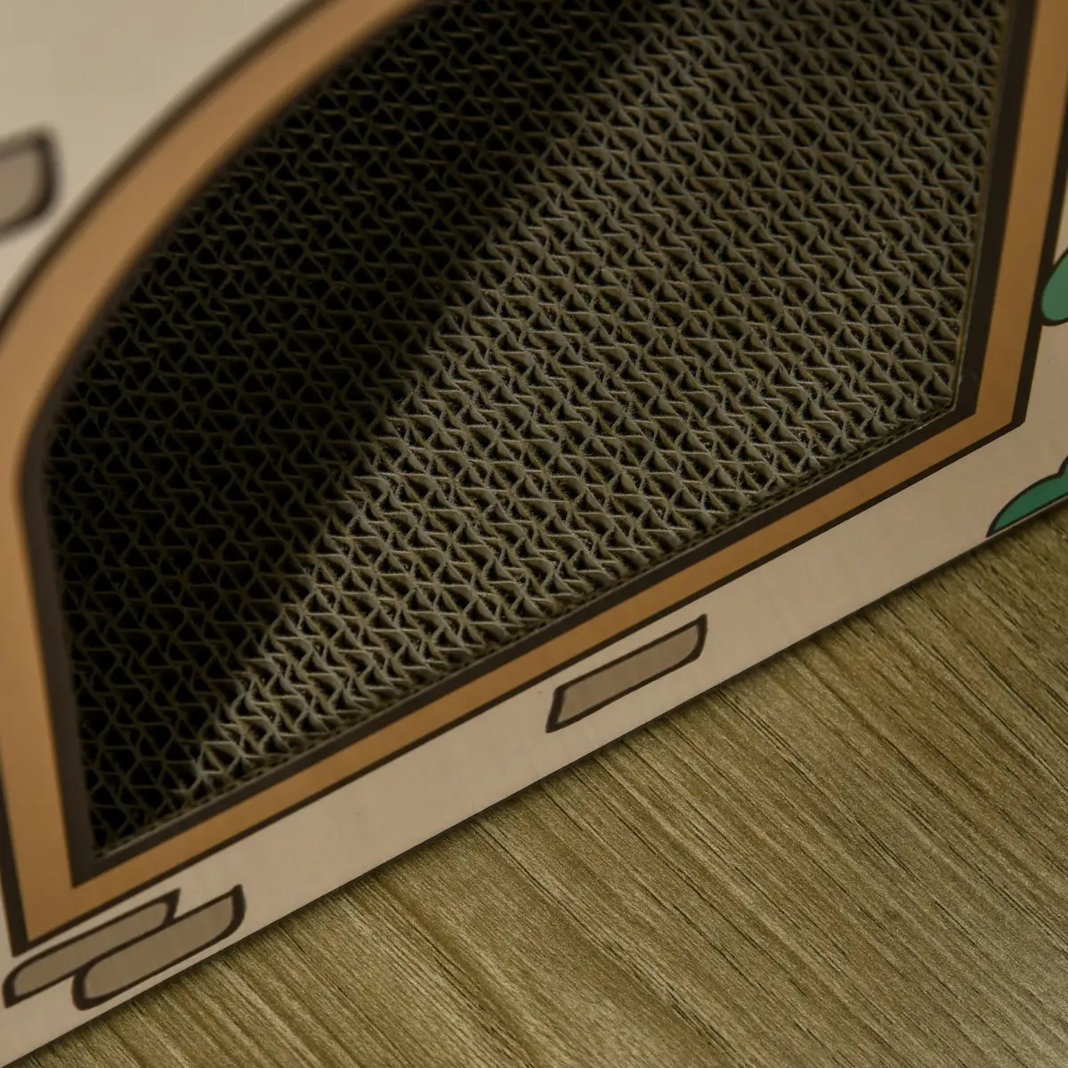 PawHut PawHut Cardboard Cat House, Recyclable Corrugate Scratcher for Indoor Cats - Cat House