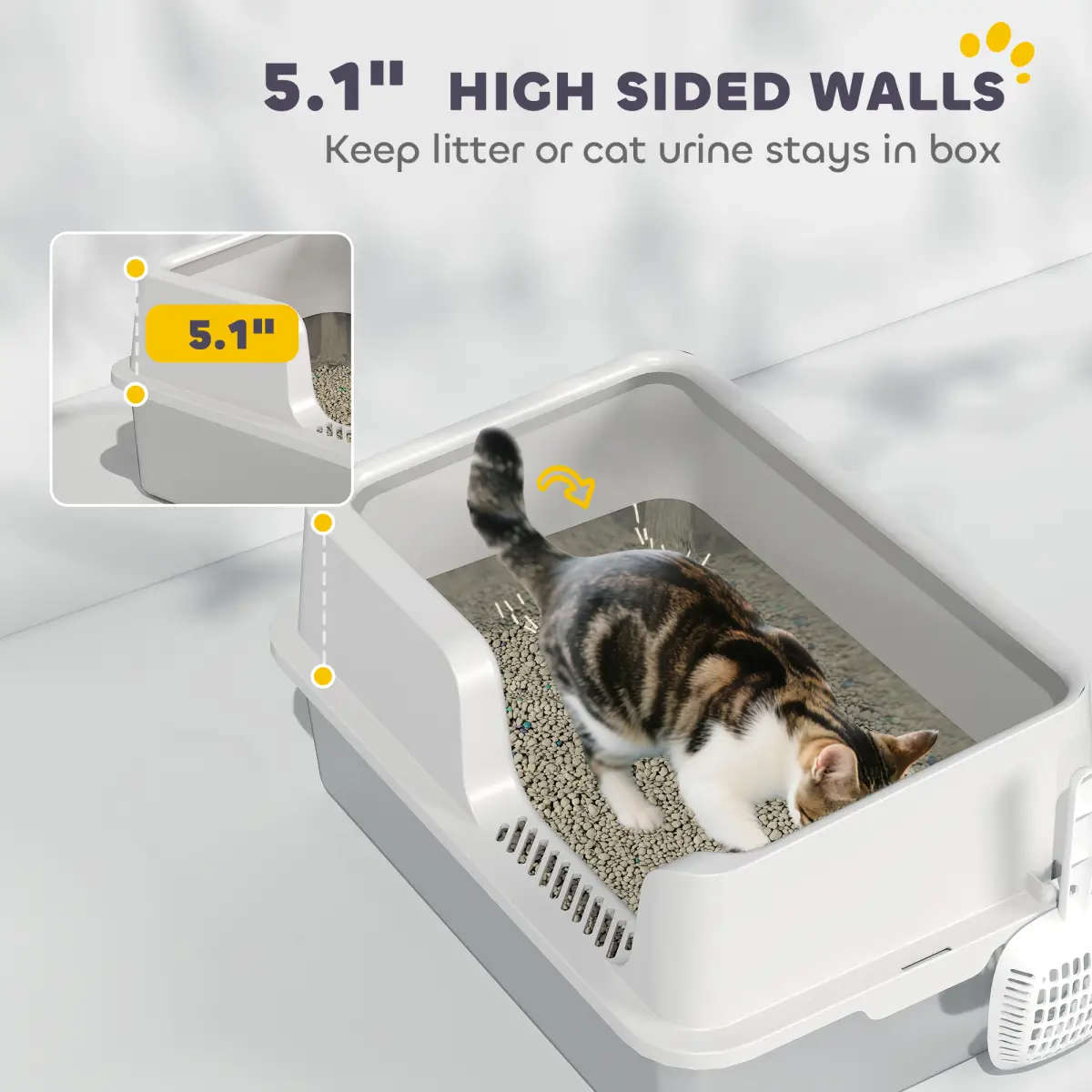 N/A Cat Litter Box - Cat Litter