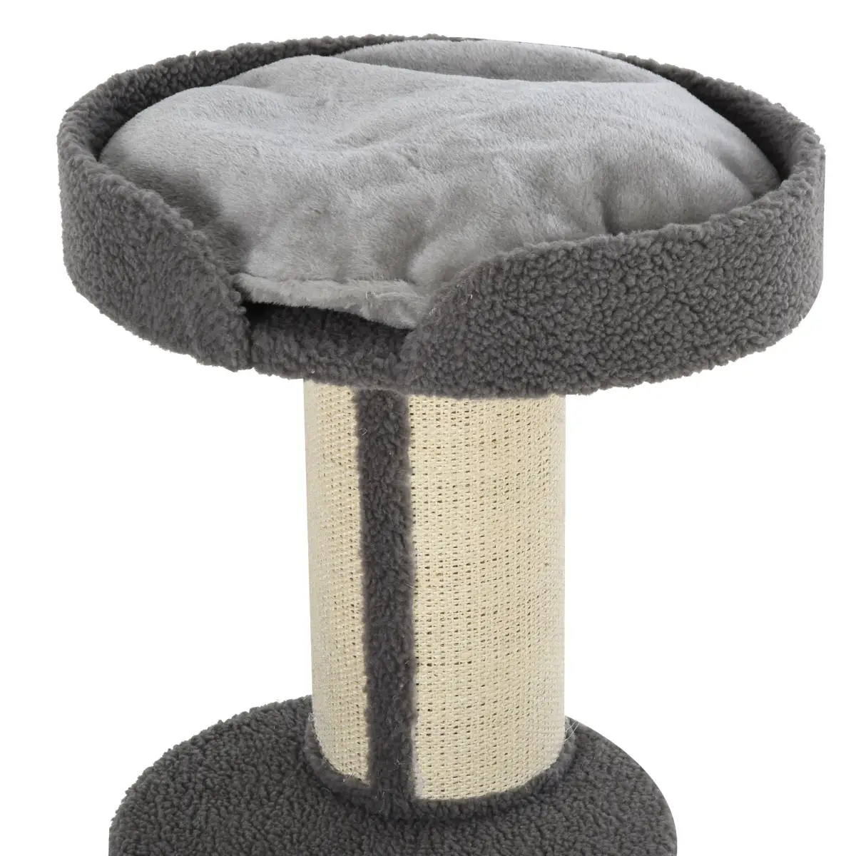 Pawhut 91cm Cat Tree Kitten Activity Center Tower Scratching Post Lamb Cashmere Perch - Cat Tree