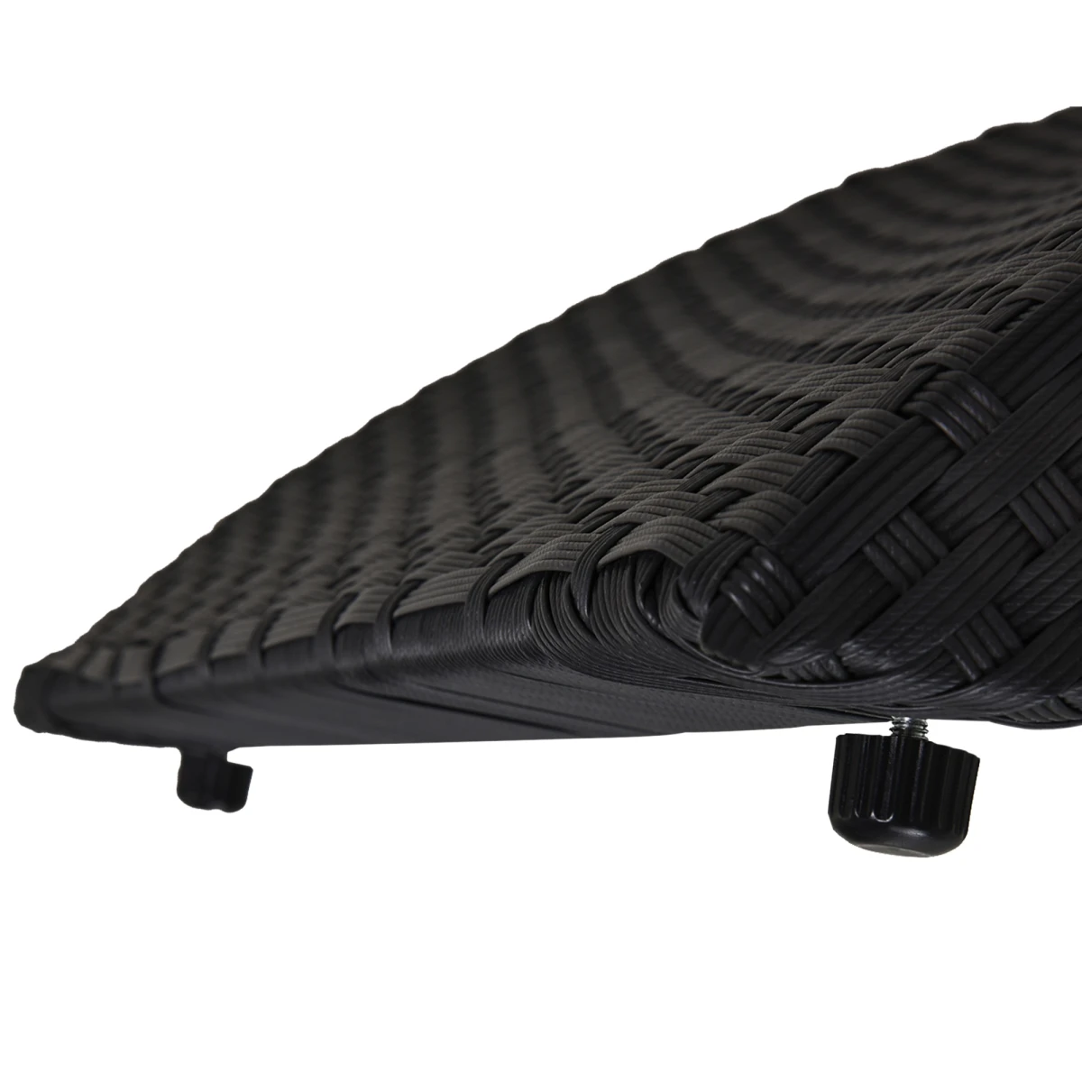 Premium Rattan Sun Lounger Large Ergonomic Cushion Outdoor - Sun Lounger