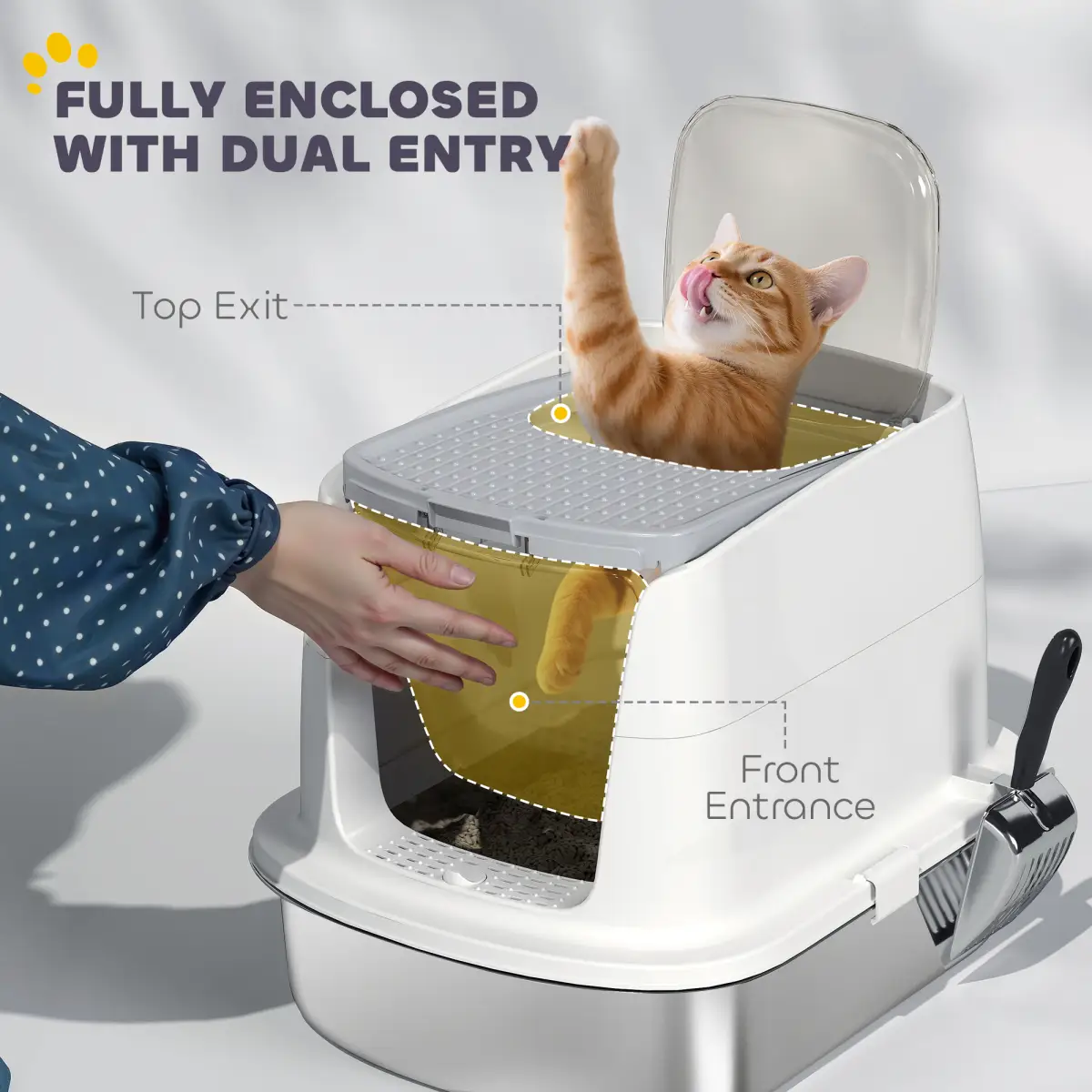 N/A Cat Litter Box - Cat Litter