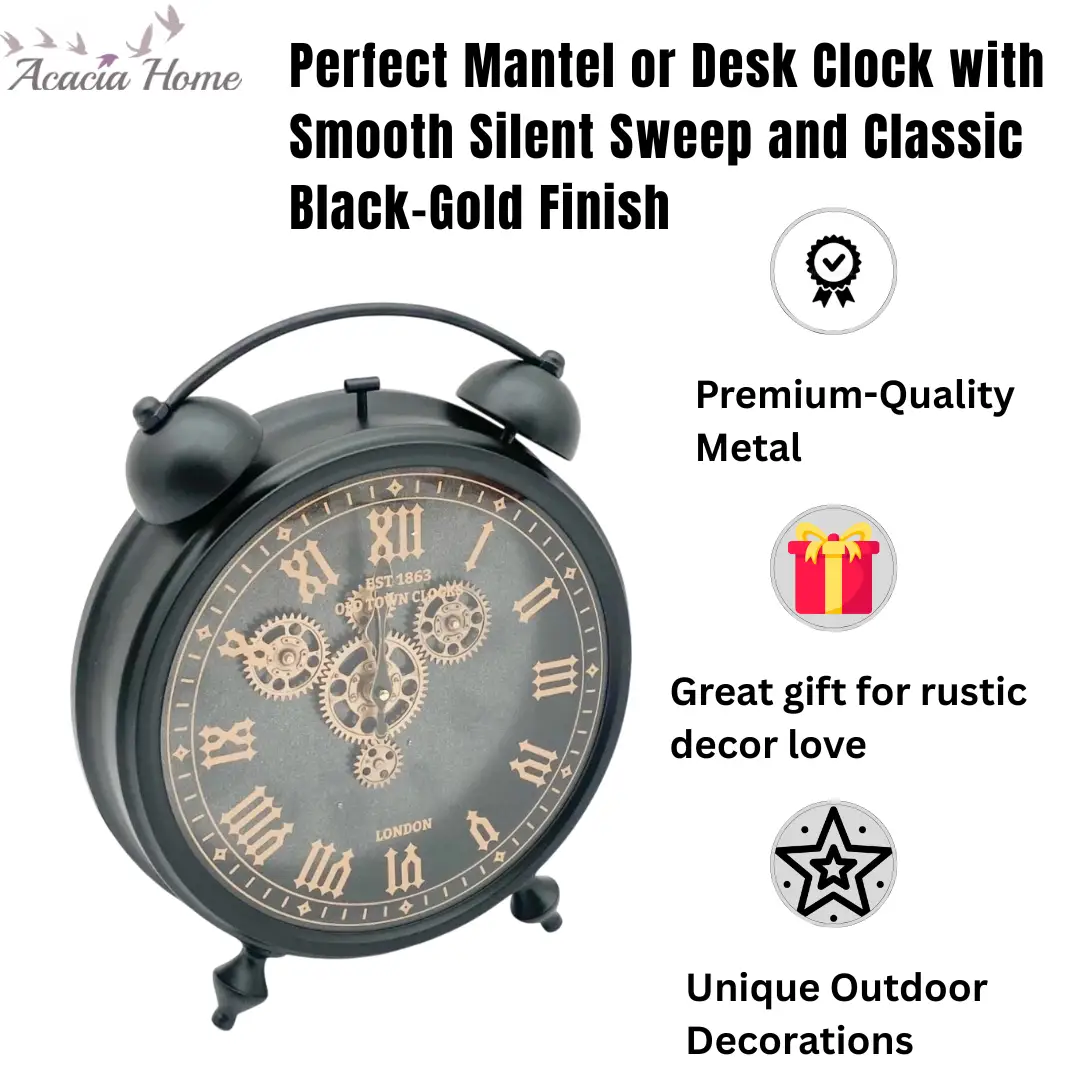 MSL 50CM GEAR TABLE CLOCK - Clock