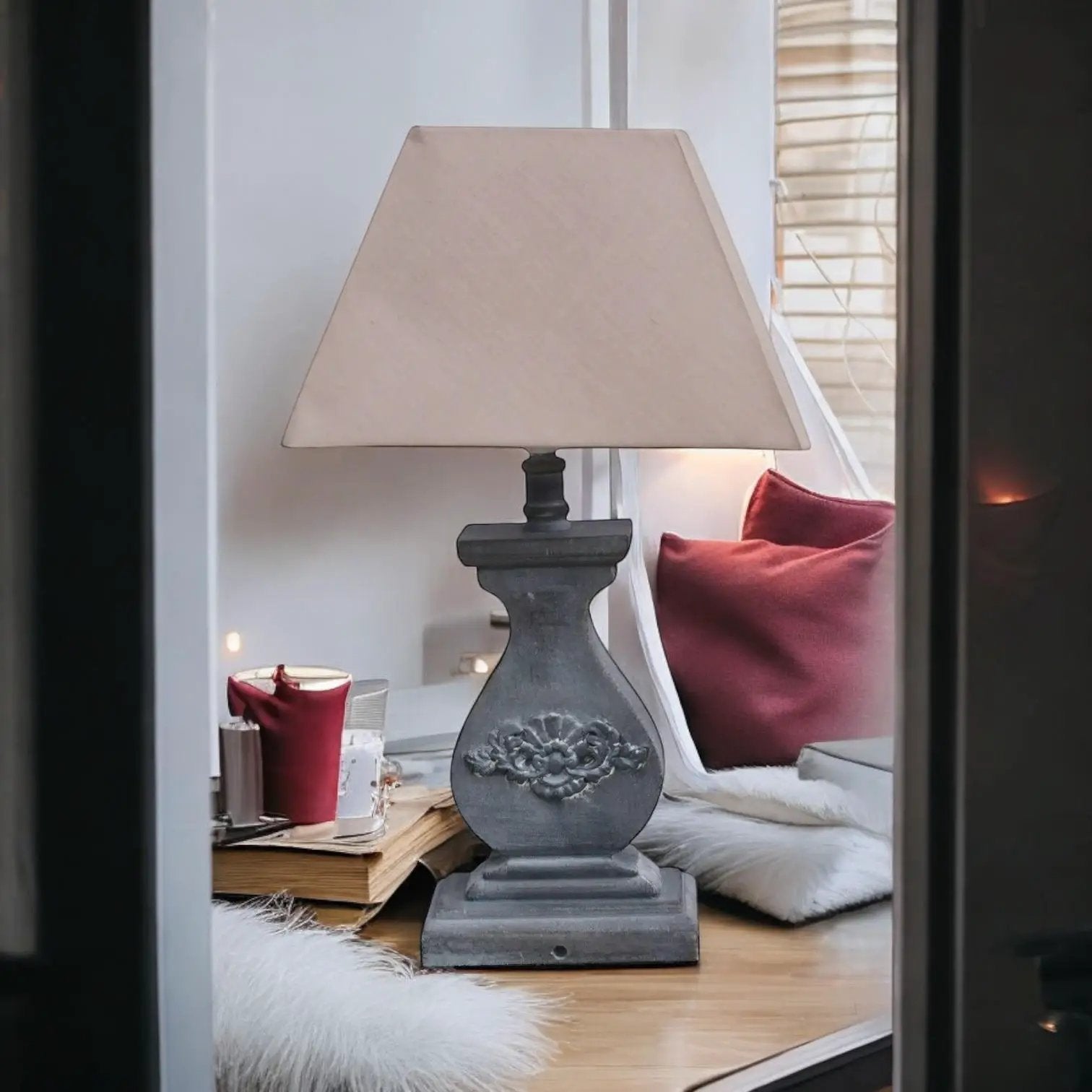 MSL 43CM LAMP AND SHADE - Lamp