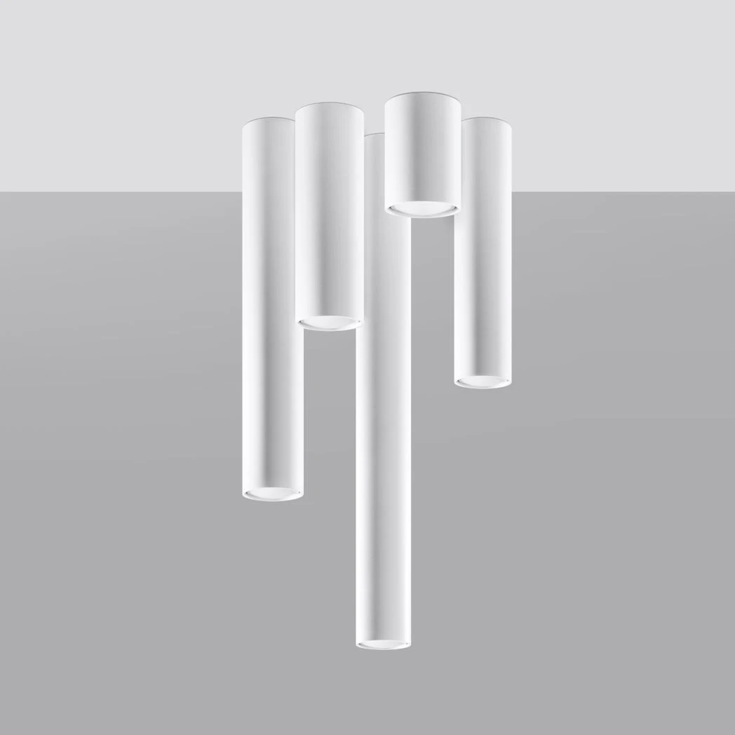 Sollux Lighting Lagos Ceiling Lamp 6x6x10cm Raw Steel for Homes - Ceiling Lights